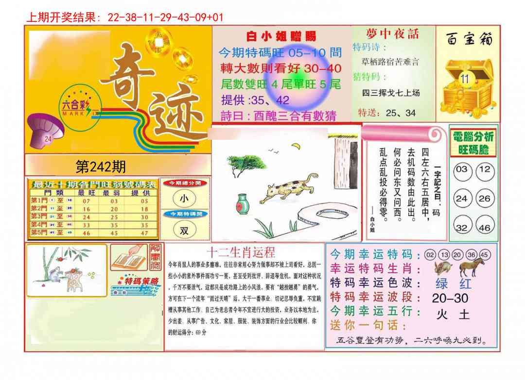 242期九龍奇迹A(推荐)[图]