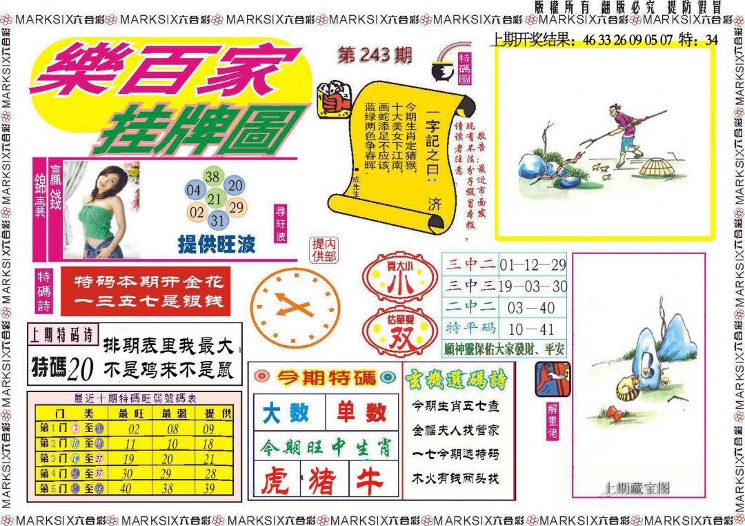 243期乐百家挂牌图[图]