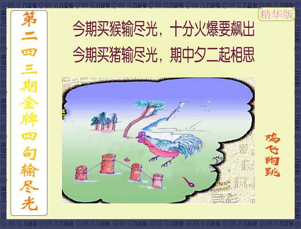 243期金牌四句输尽光[图]