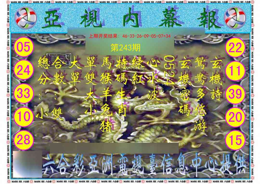 243期亚视内幕报[图]