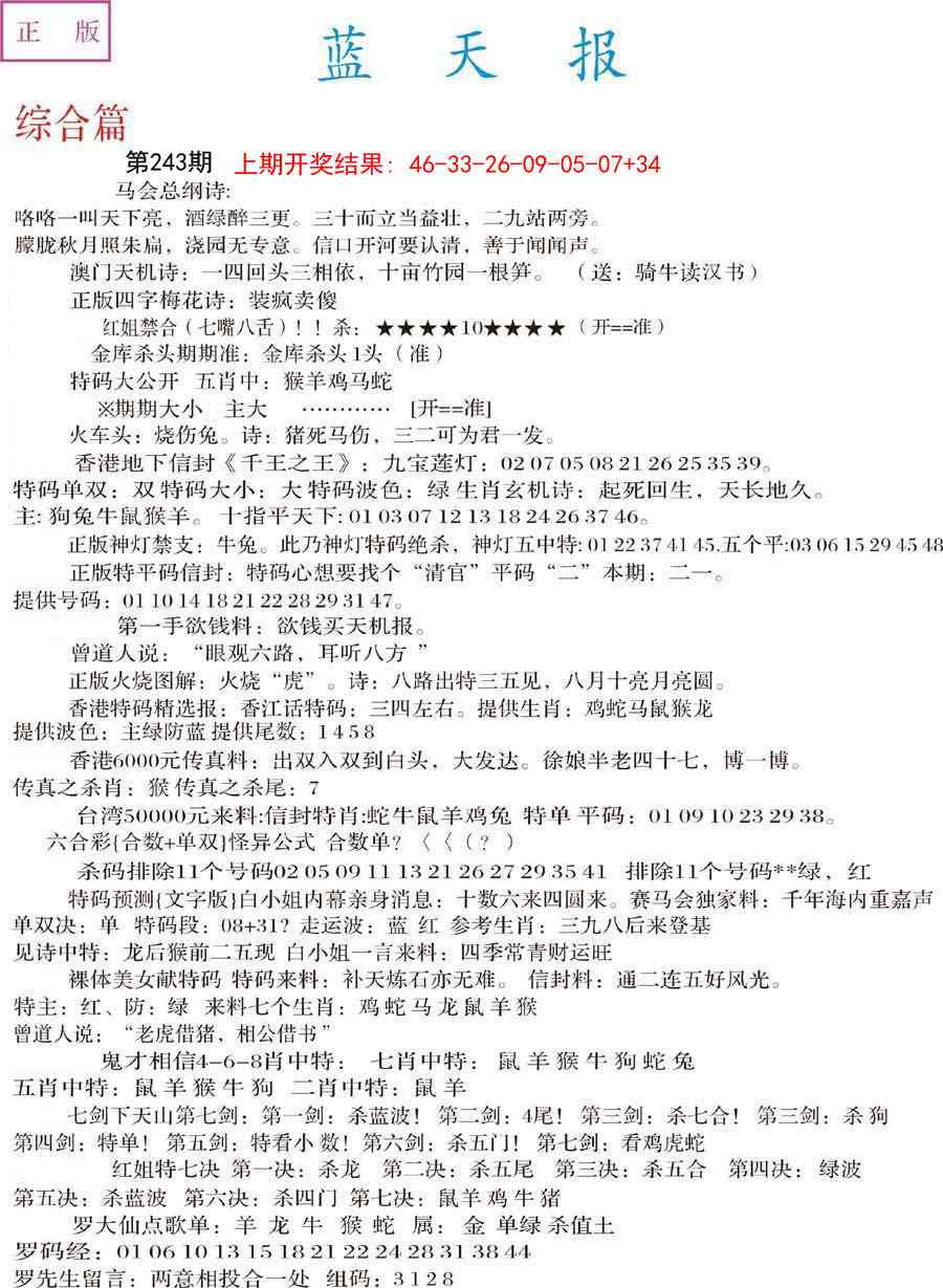 243期蓝天报A[图]