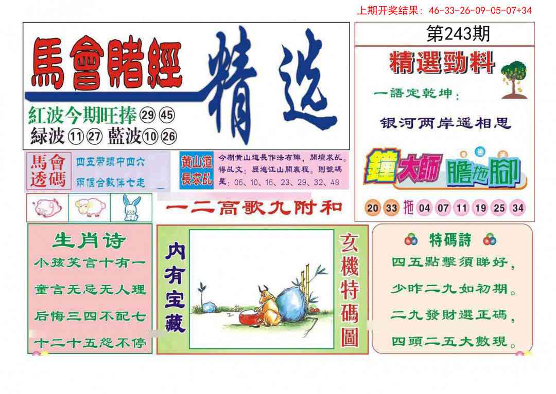 243期赌经精选[图]