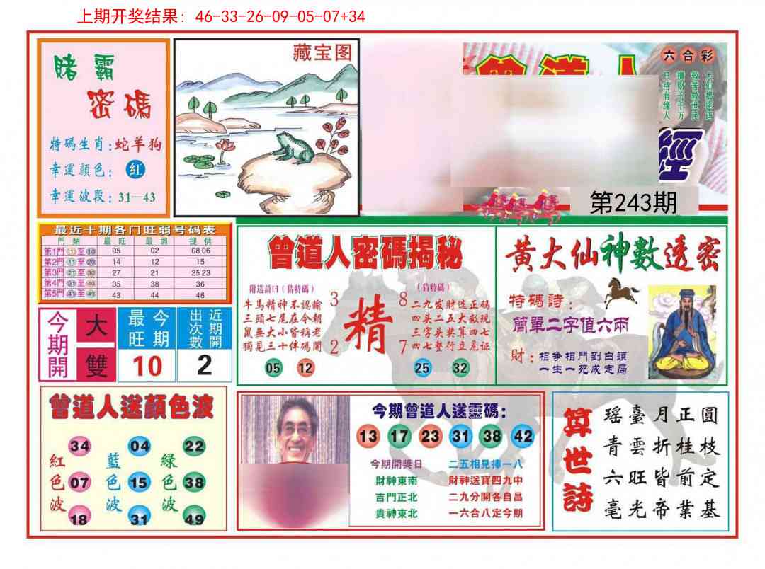 243期赢钱一经[图]