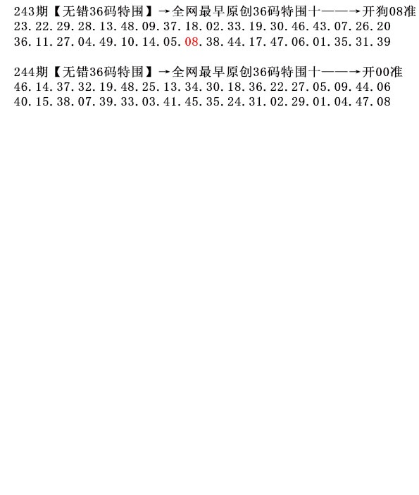 244期36码特围[图]