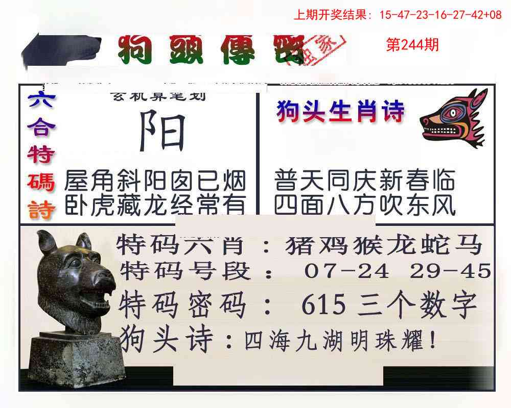 244期狗头传密[图]