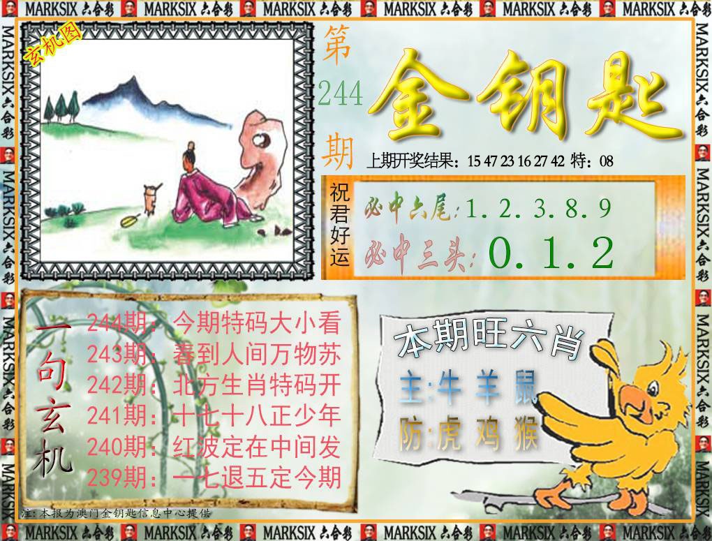 244期金钥匙[图]