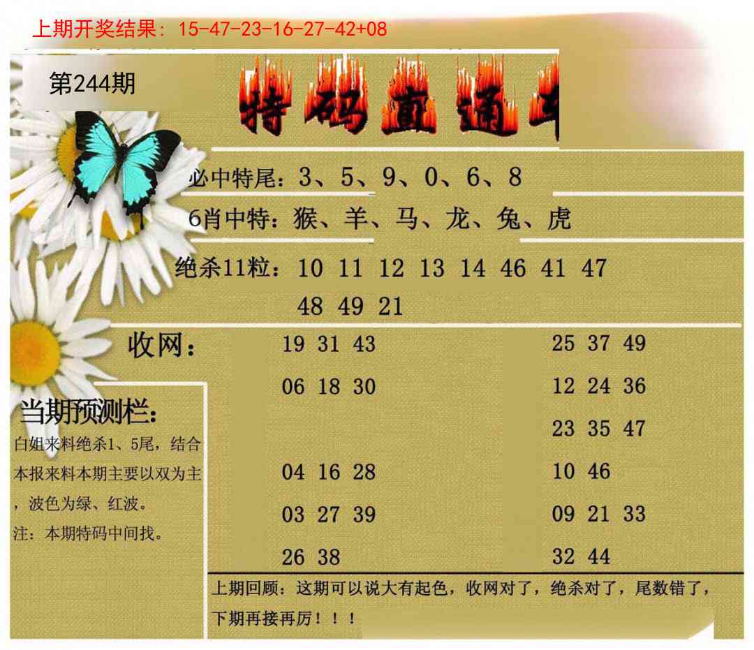 244期特码直通车[图]