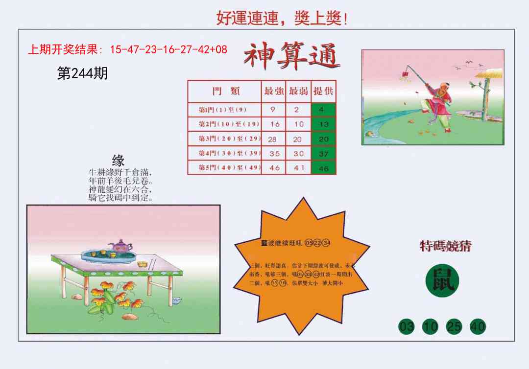 244期4-台湾神算[图]