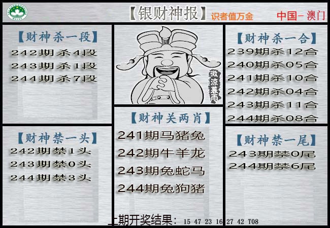 244期银财神[图]