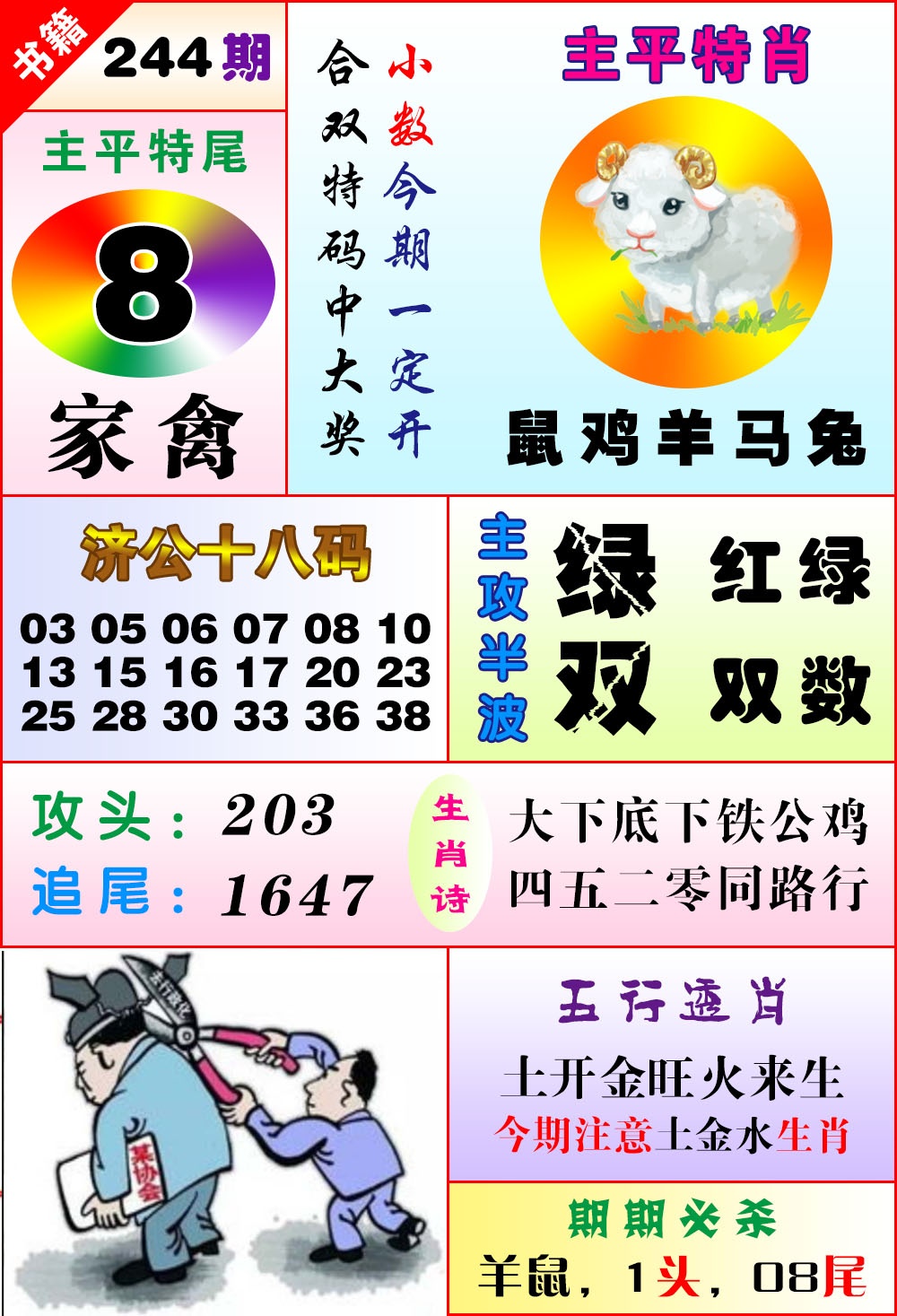 244期澳门狗头铡[图]