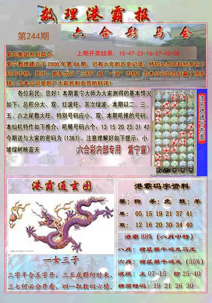 244期港霸报[图]