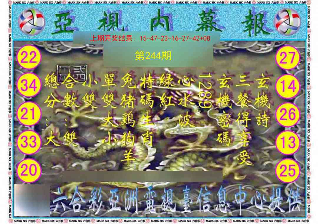 244期亚视内幕报[图]