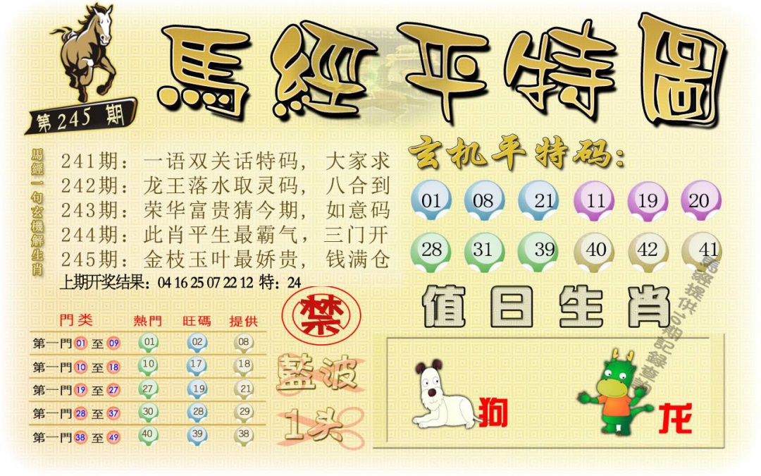 245期马经平特图[图]