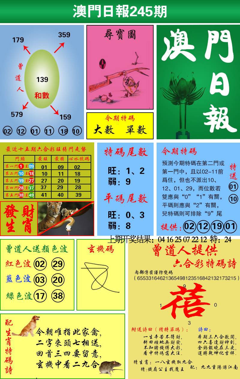 245期澳门日报[图]