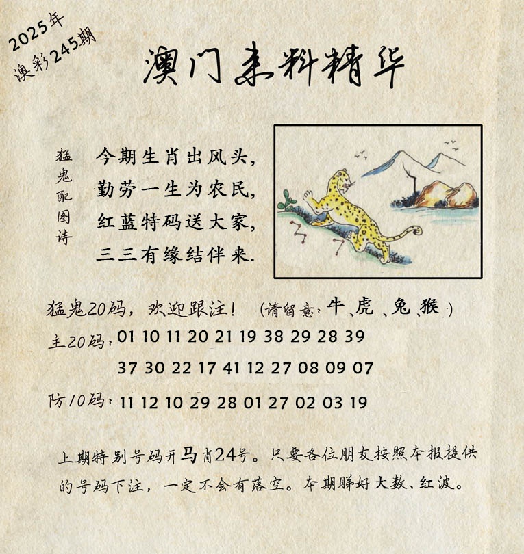 245期澳门来料精华[图]