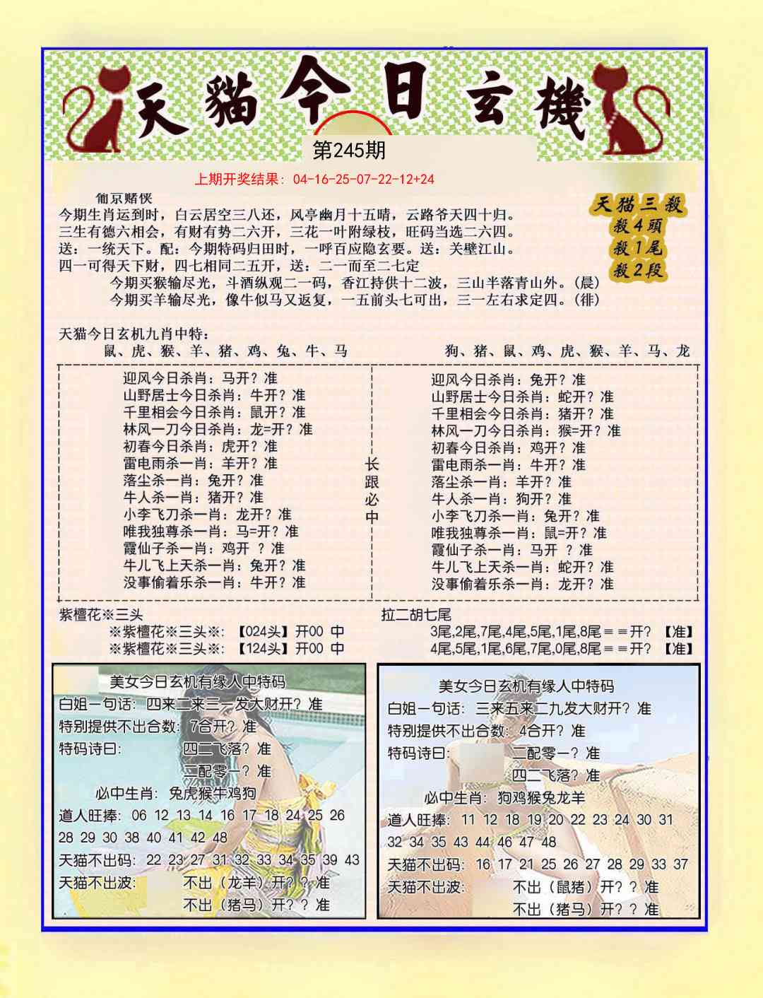 245期今日玄机图B[图]
