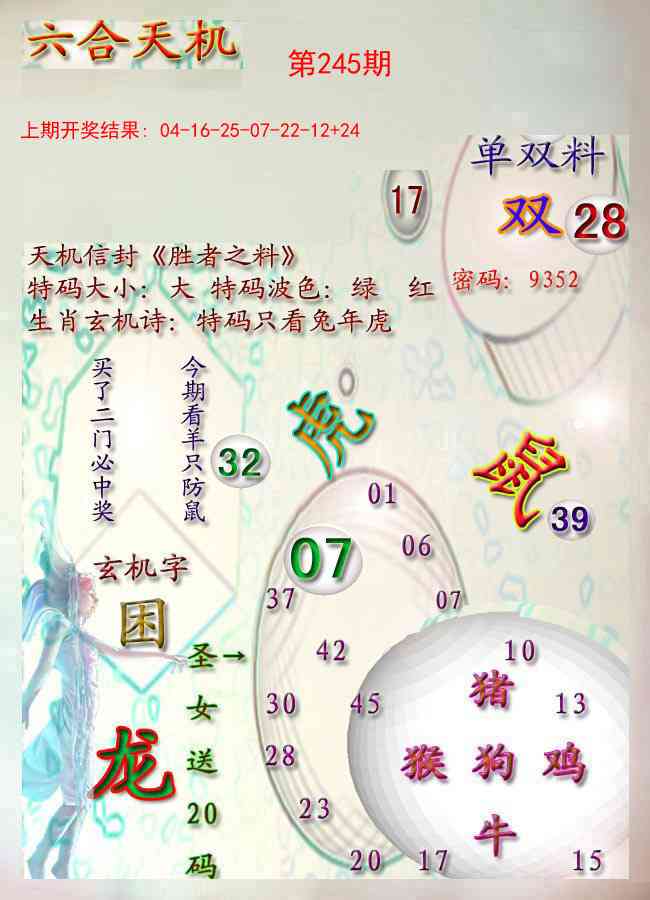 245期天机报[图]