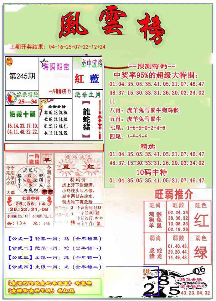245期风云榜[图]
