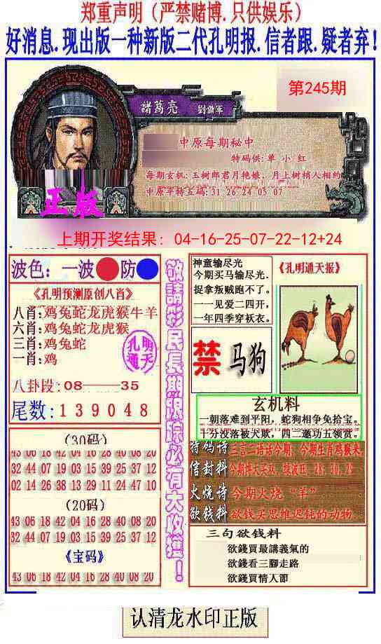 245期另二代孔明报[图]