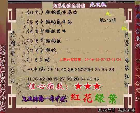 245期独家梅花来料[图]