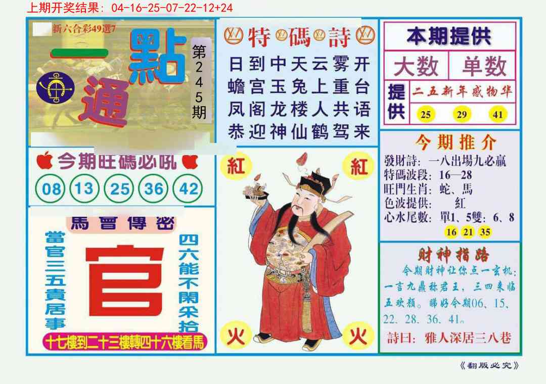 245期一点通[图]
