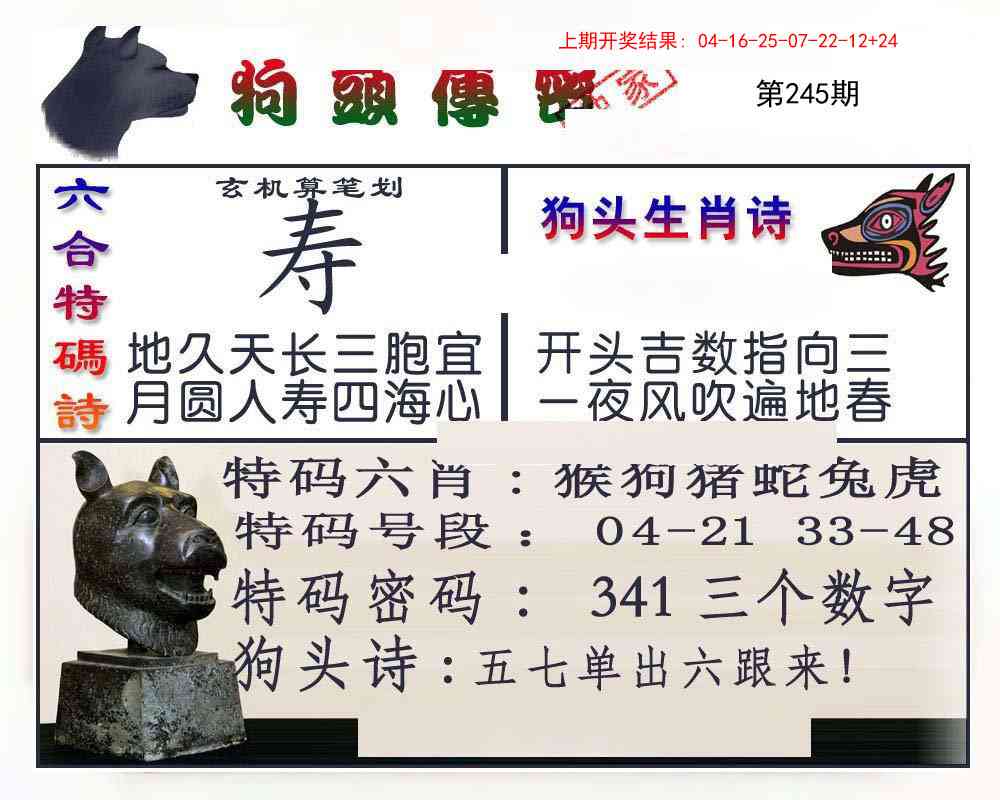 245期狗头传密[图]