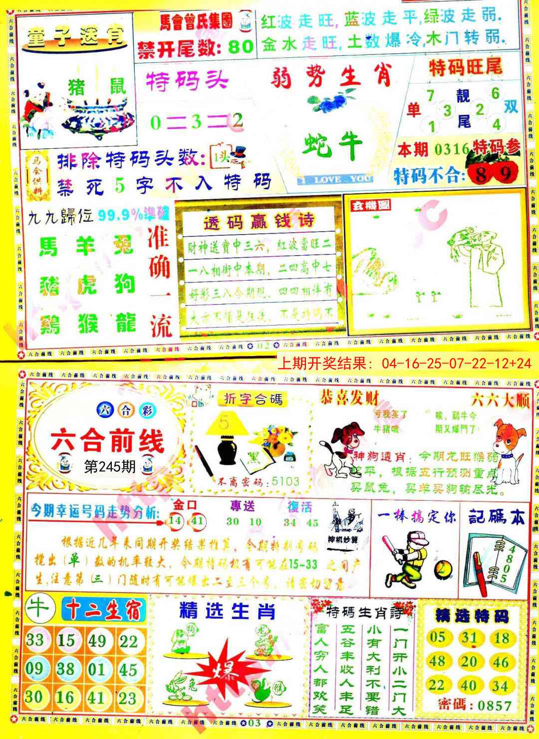 245期六合前线[图]