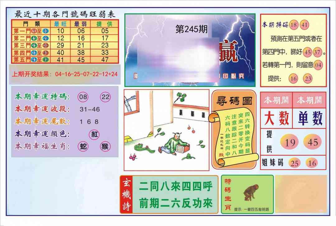 245期逢赌必羸[图]