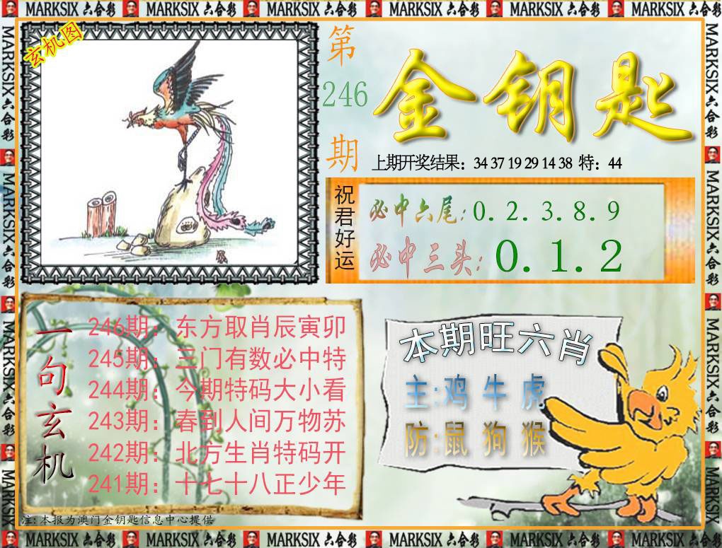 246期金钥匙[图]
