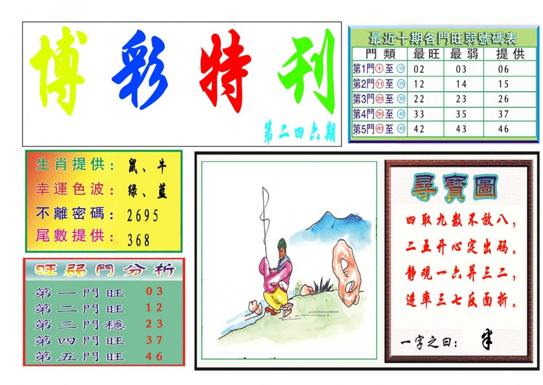 246期博彩特刊[图]