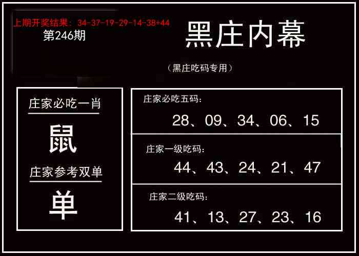 246期黑庄内幕[图]