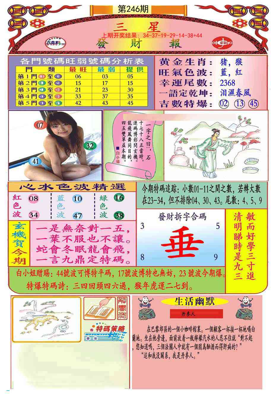 246期三星发财报(推荐)[图]