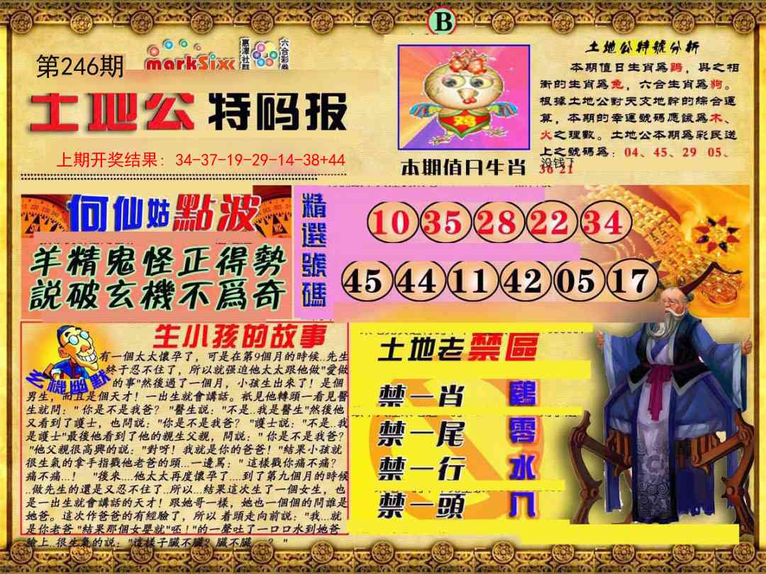 246期土地公特码报B[图]