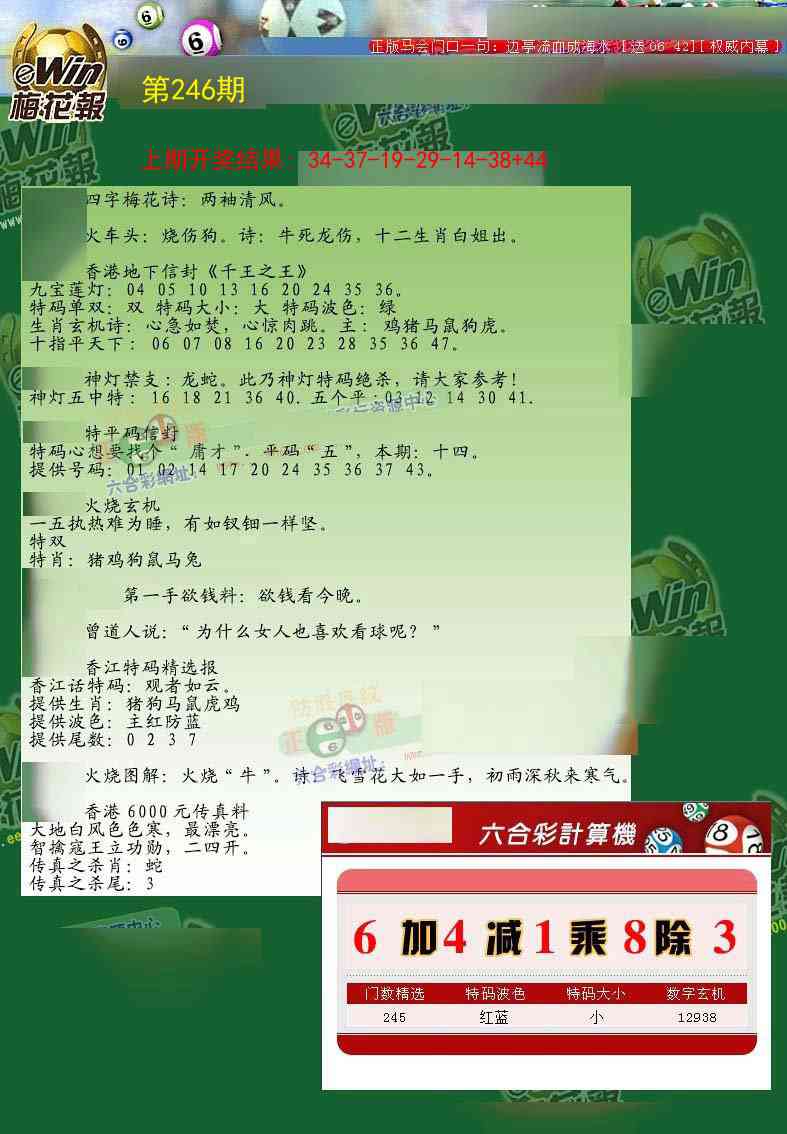 246期梅花报[图]