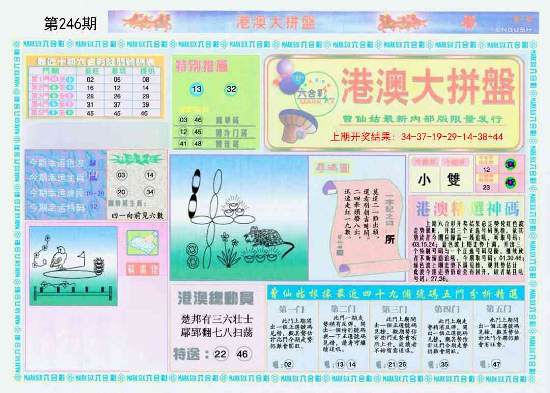 246期港澳大拼盘A[图]