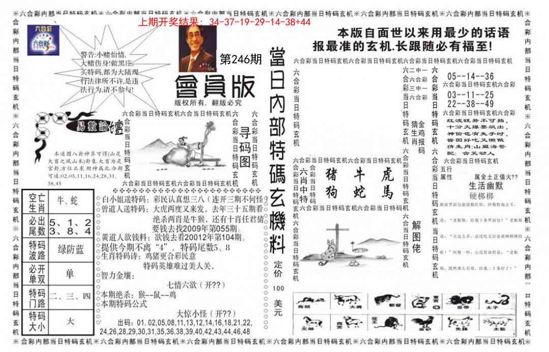 246期当日特码玄机报[图]