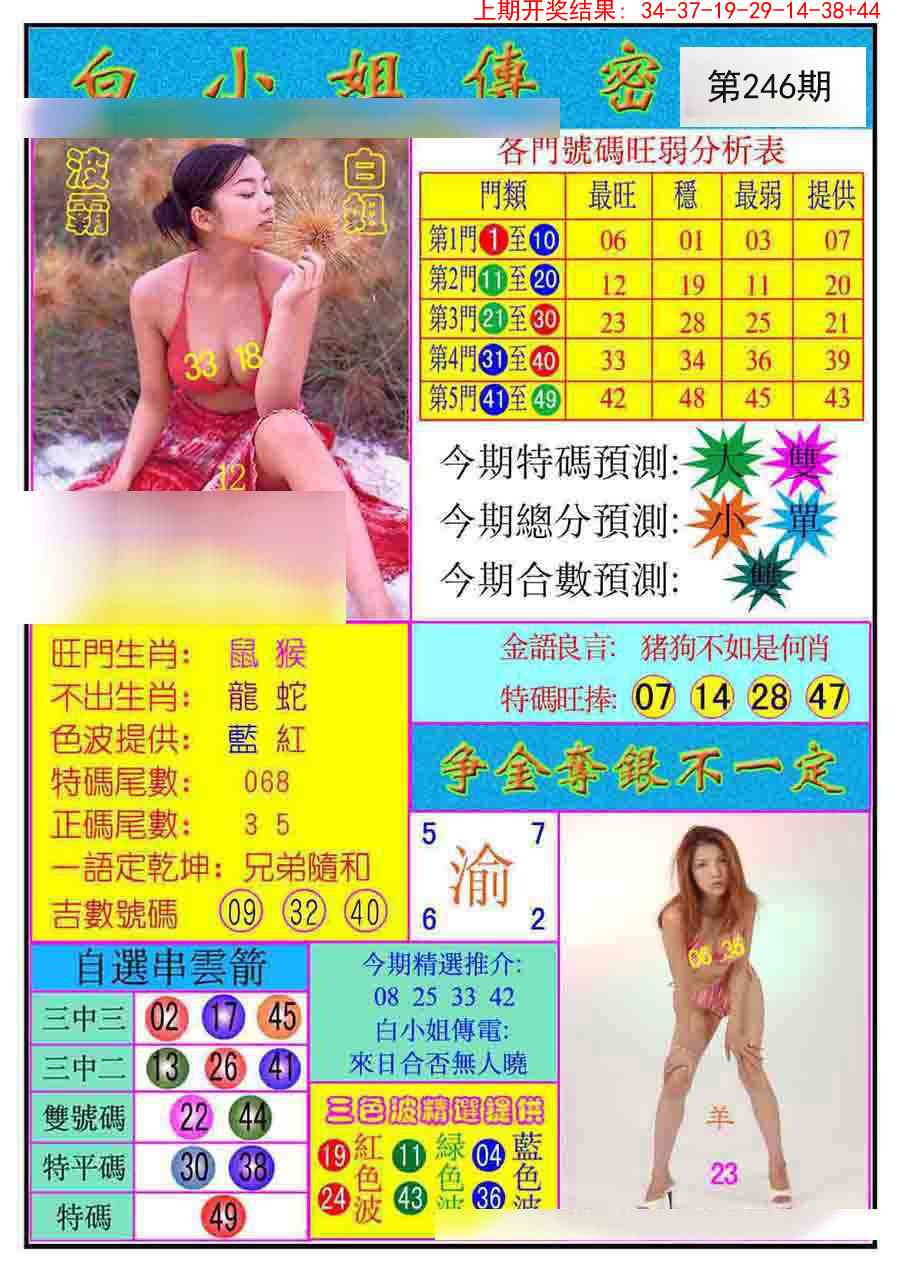 246期白小姐传密[图]