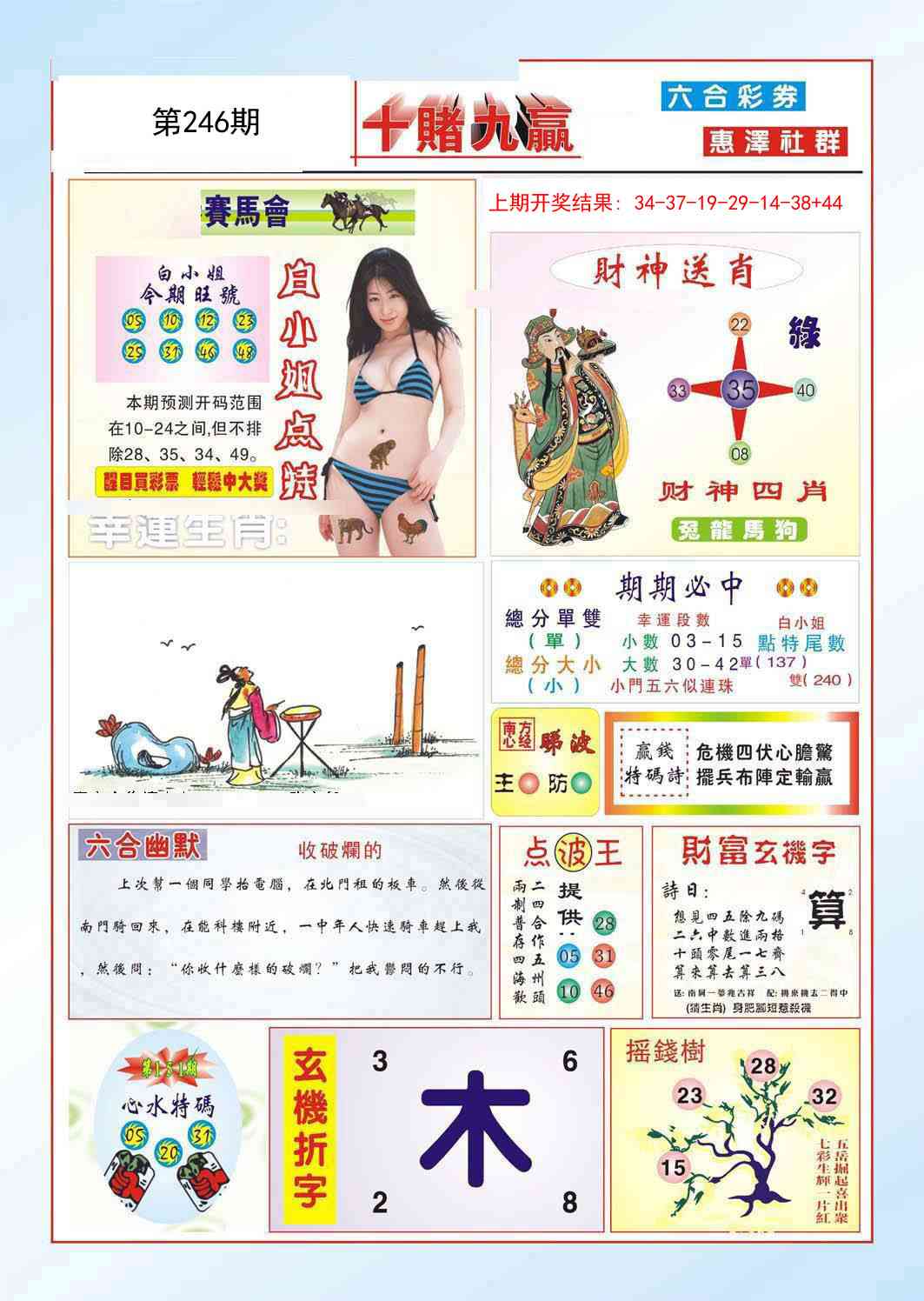 246期十赌九羸[图]