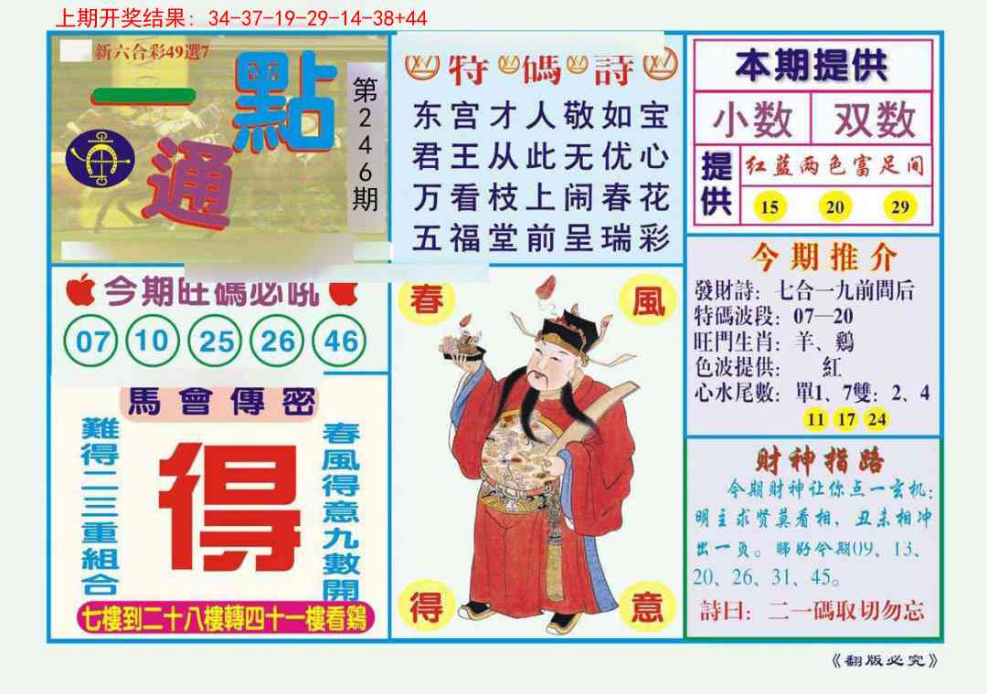246期一点通[图]