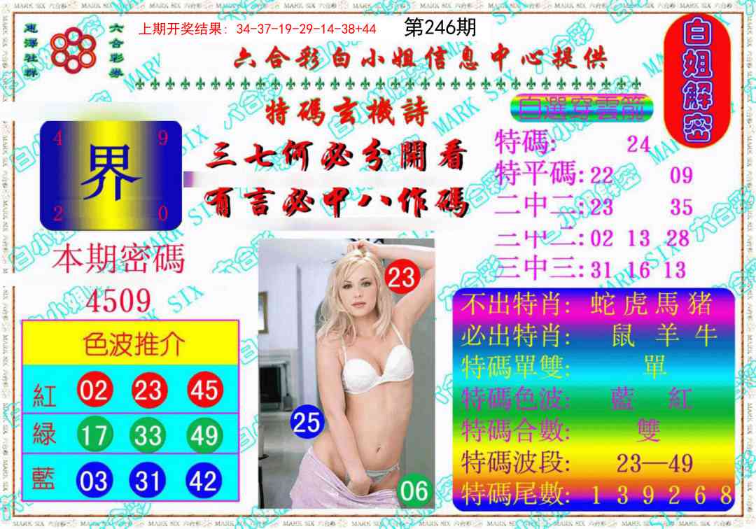 246期白姐解密《另版》[图]