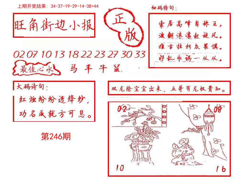 246期旺角街边小报[图]