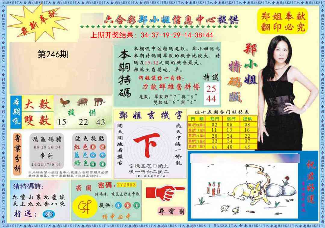246期郑小姐特码报A[图]