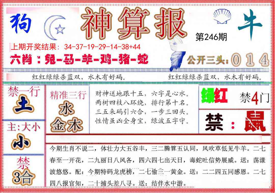 246期神算报(新版)[图]