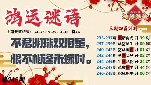 246期鸿运谜语[图]