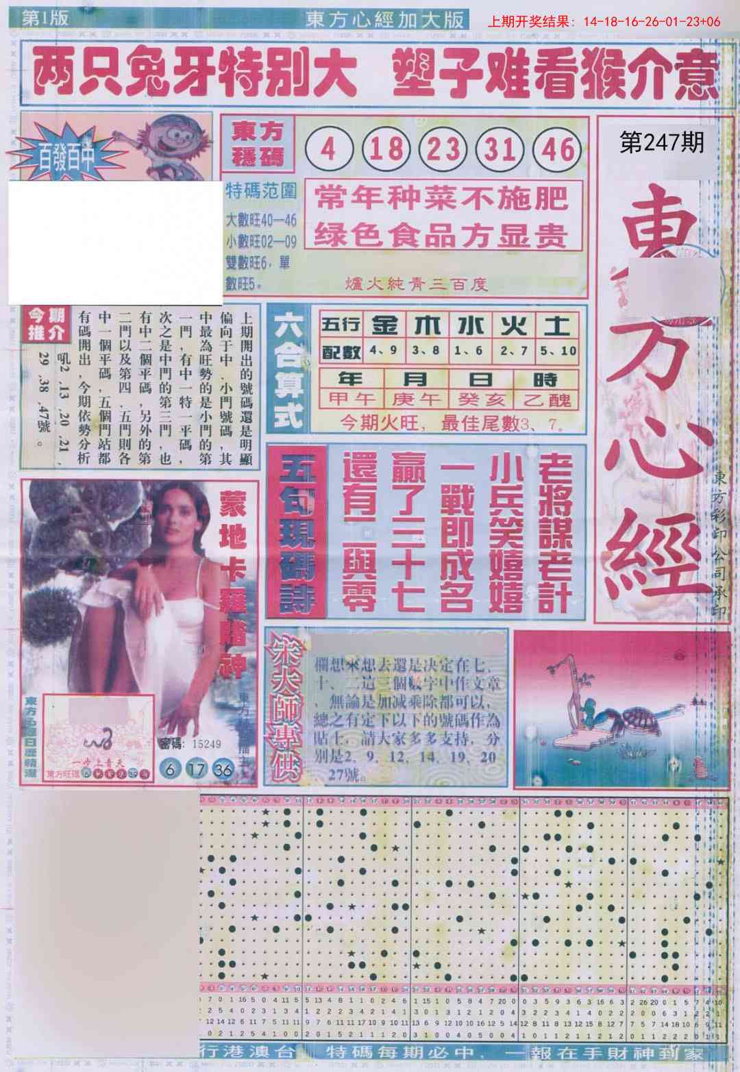 247期东方心经A加大版[图]