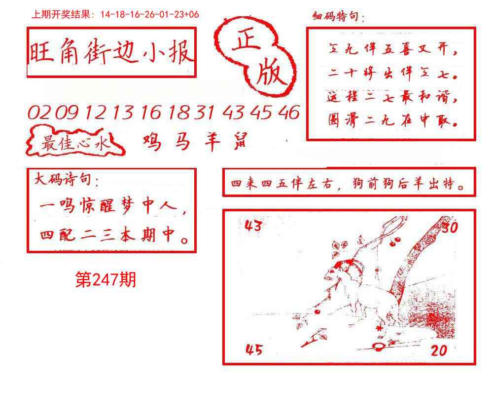 247期旺角街边小报[图]