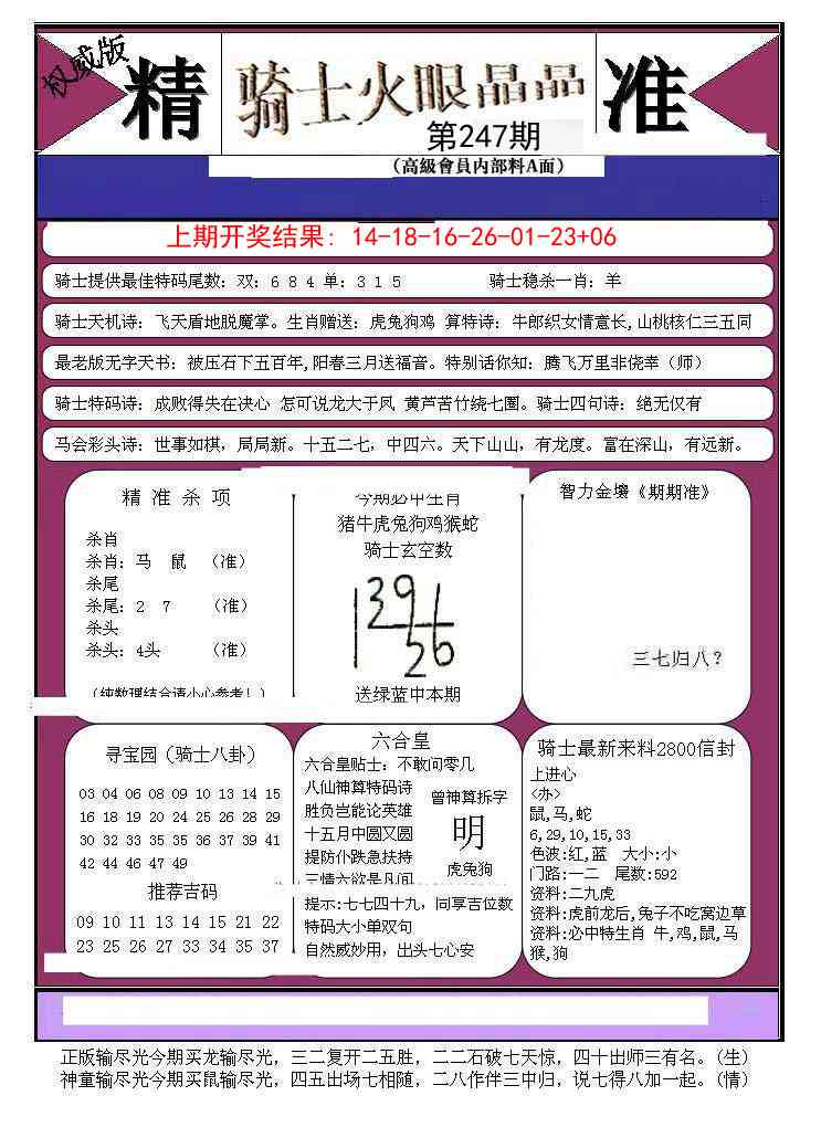 247期骑士火眼晶晶B[图]