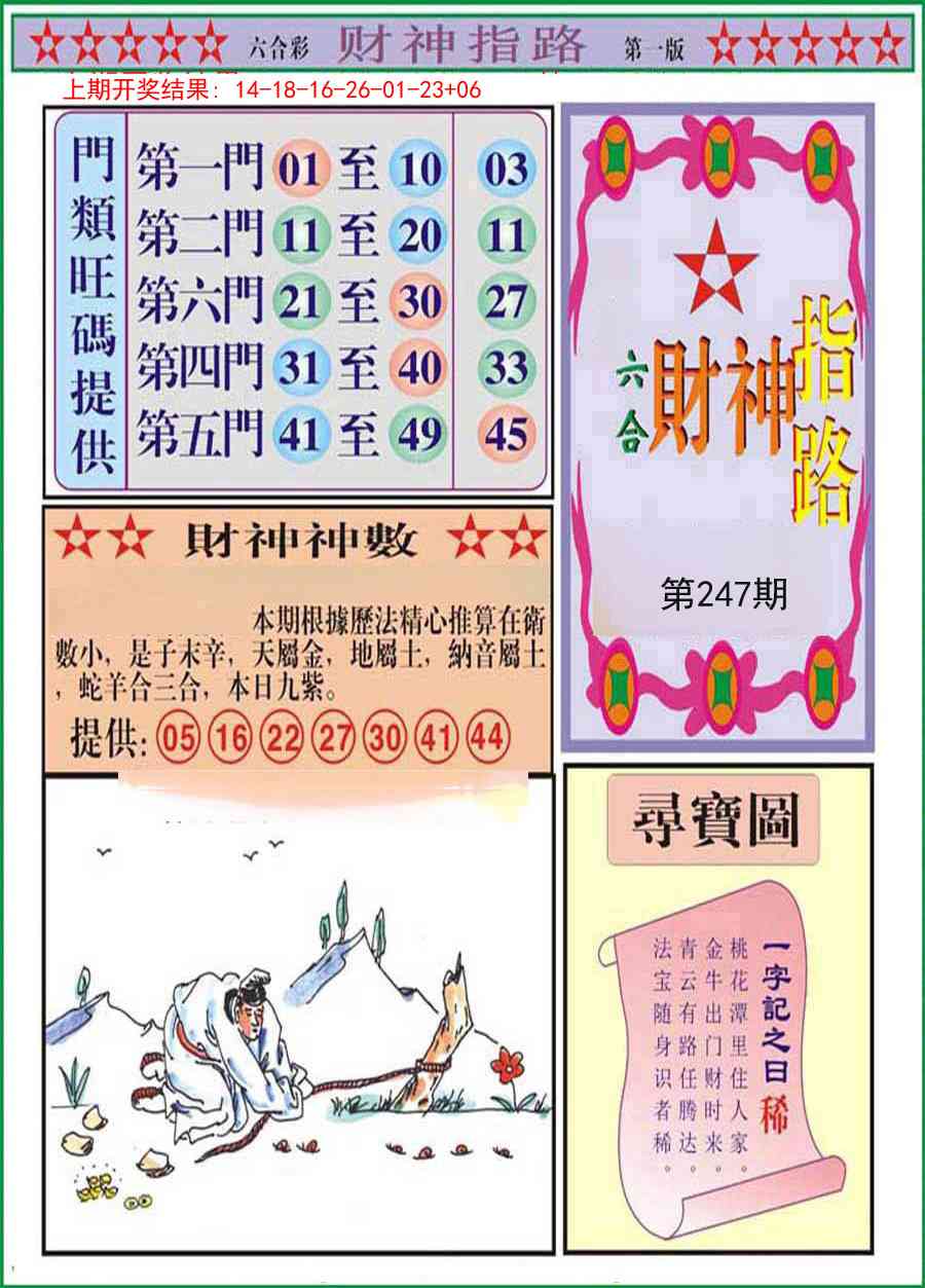 247期财神指路A[图]