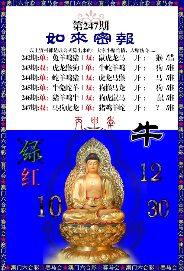 247期如来秘报[图]