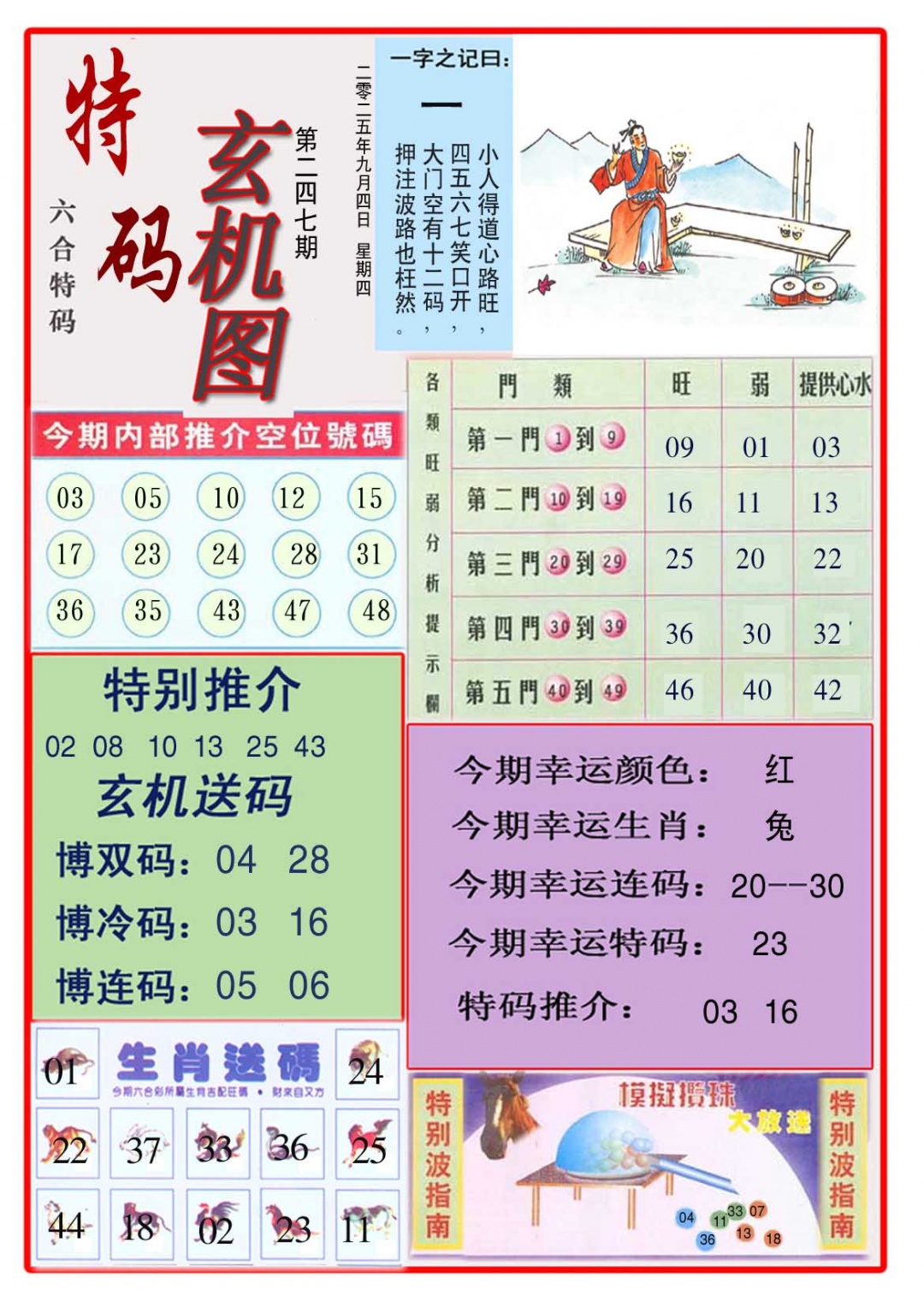 247期特码玄机图[图]